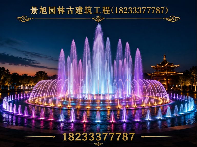 顺平县景旭园林古建筑工程展示图